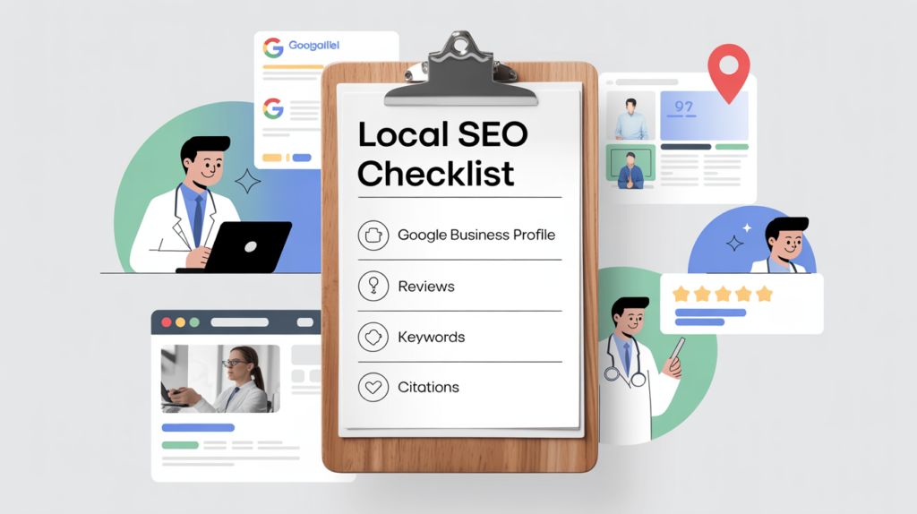 This image Represnt "15 Effective Strategies to Boost Your Local Healthcare SEO"