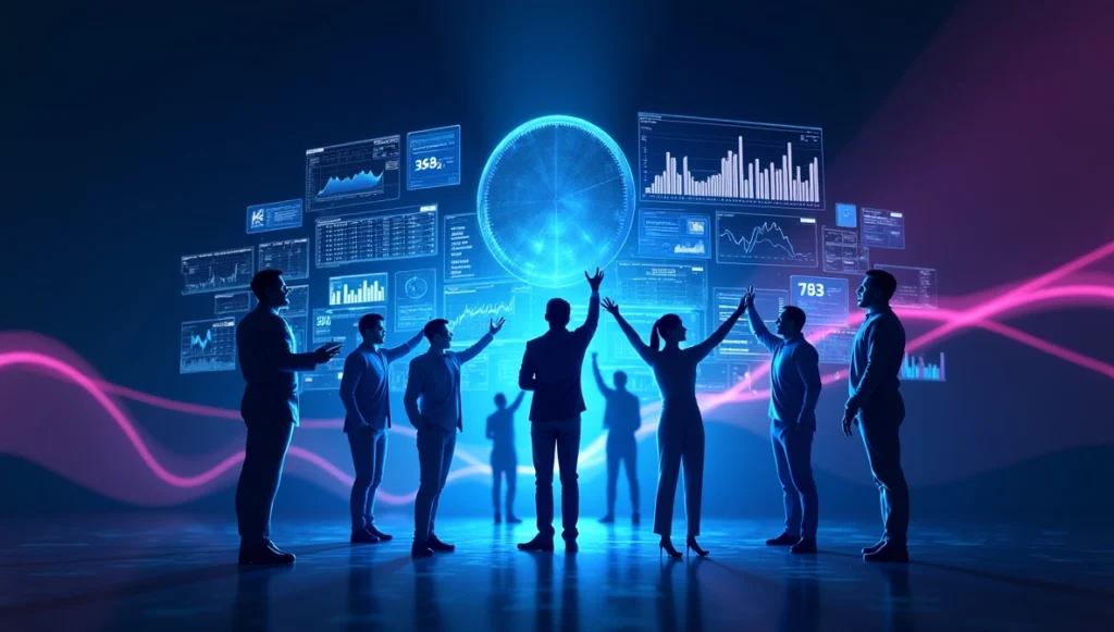 Flux Dev Cuttingedge digital marketing website banner holograp 1