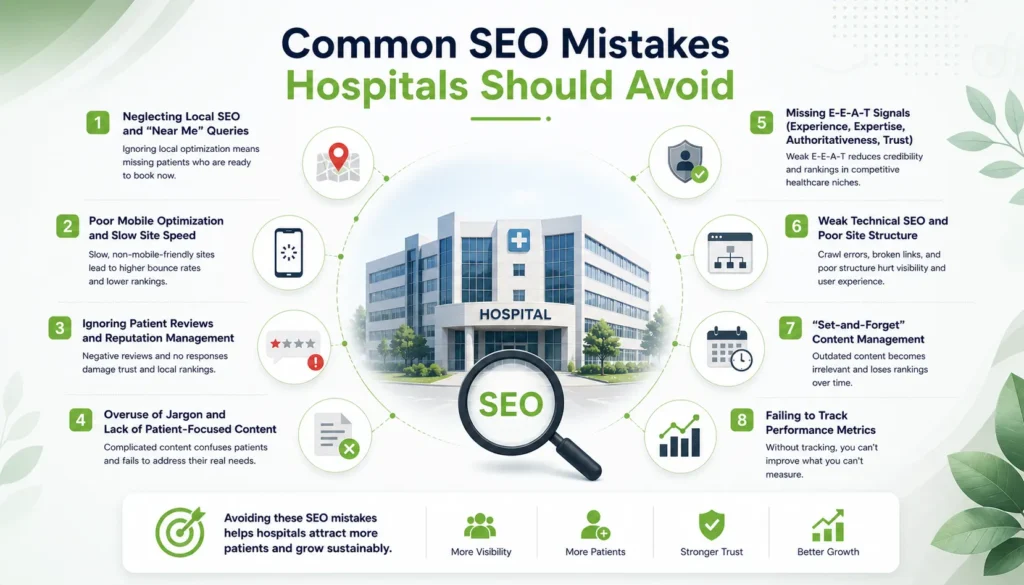 Common SEO Mistakes Hospitals Should Avoid