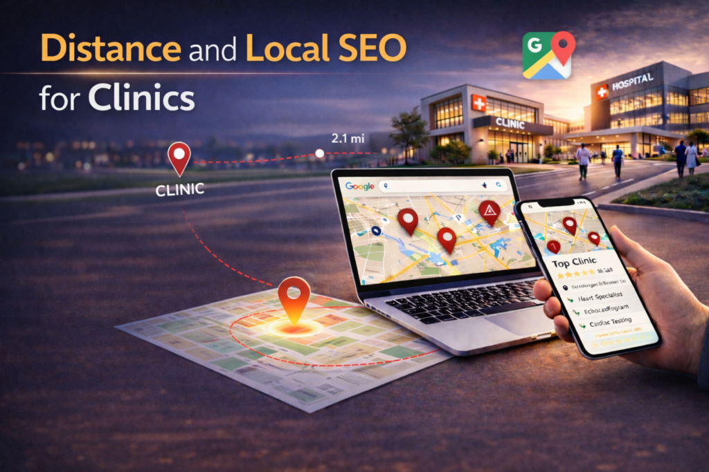 How Google Maps Ranking for Clinics and Hospitals Works 3 Distance and Local SEO for Clinics feature Image