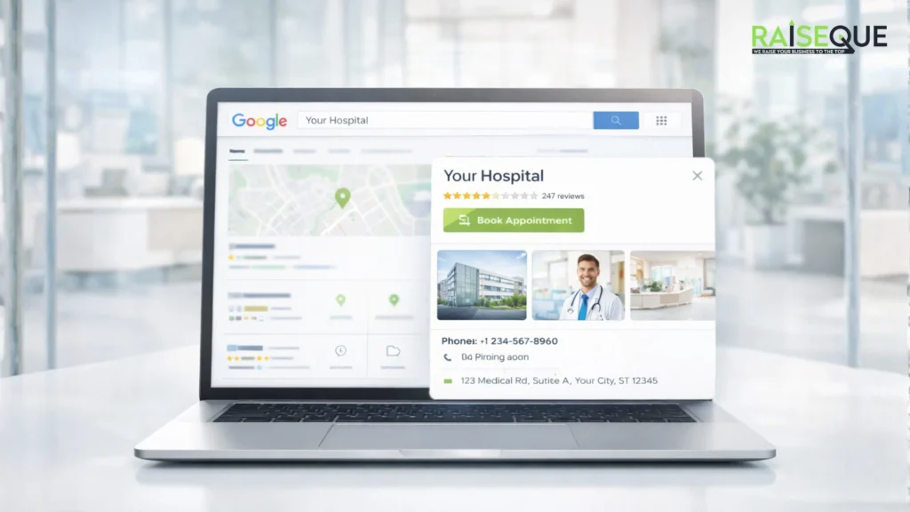 Digital Marketing for Hospitals: A Complete Guide to Attract More Patients Online 5 Google Business Profile Optimization