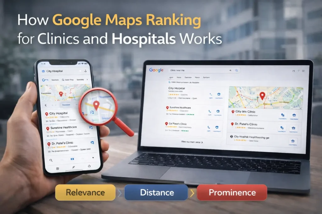 How Google Maps Ranking for Clinics and Hospitals Works