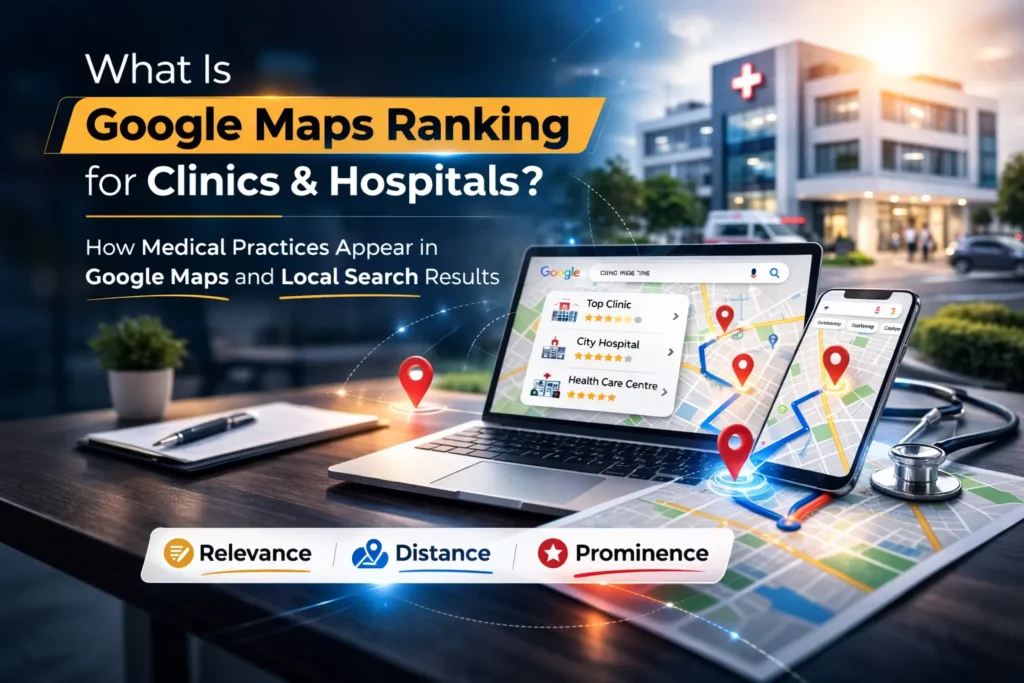 How Google Maps Ranking for Clinics and Hospitals Works 1 What Is Google Maps Ranking for Clinics and Hospitals Feature Image