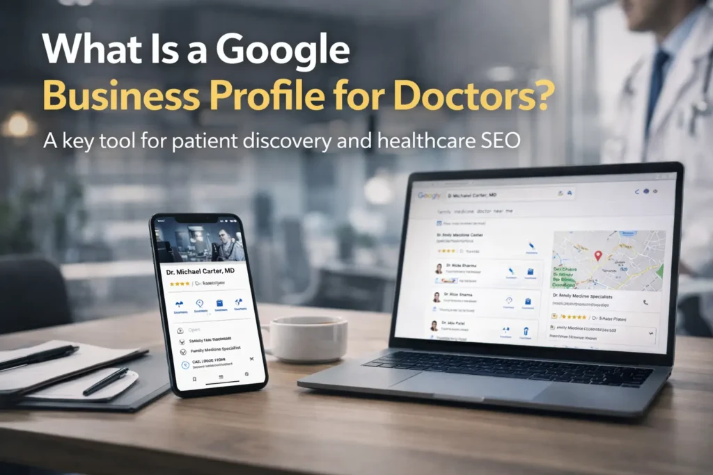 Google Business Profile Optimization for Doctors: A Complete Guide 1 What Is a Google Business Profile for Doctors feature image
