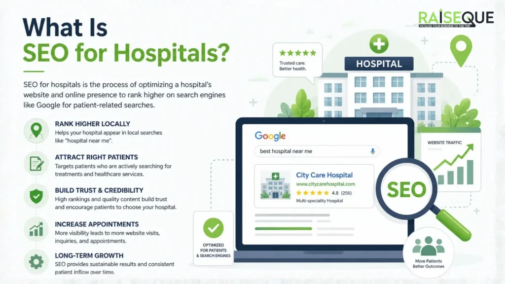 What is SEO for hospitals