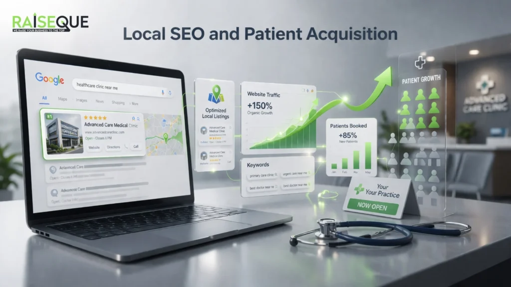 Benefits of Healthcare SEO: Why It Matters More Than Ever 3 Local SEO and Patient Acquisition