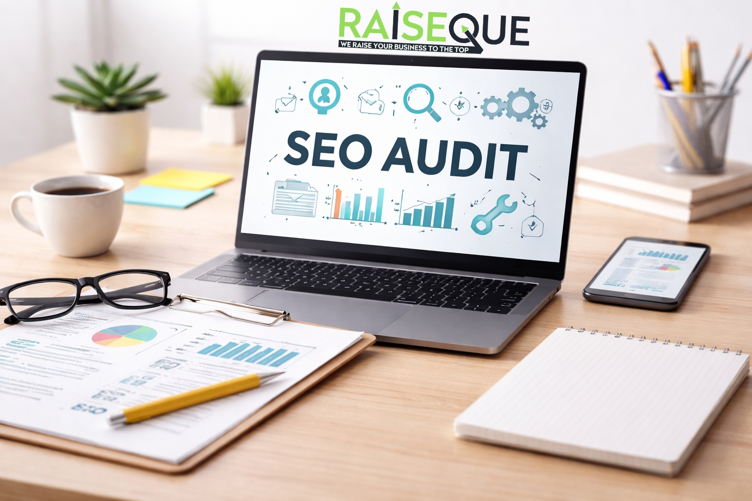 SEO Audit Guide A Complete Step-by-Step Checklist to Improve Rankings, Traffic, and Website Performance Feature Image