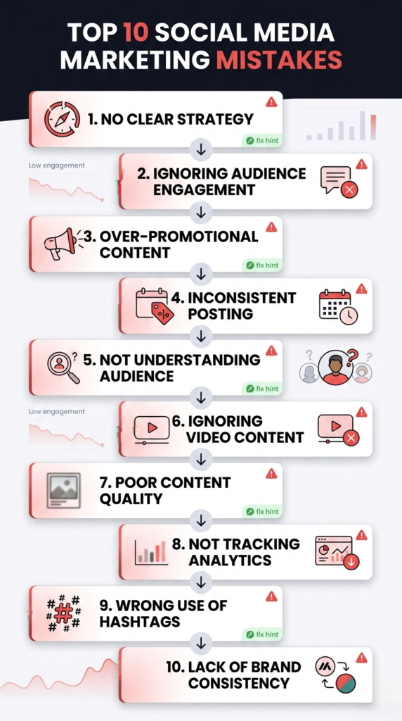 Social Media Marketing Mistakes
