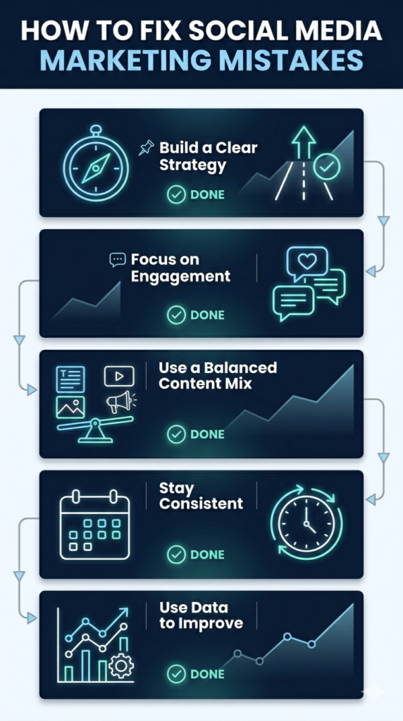How to Fix Social Media Marketing Mistakes