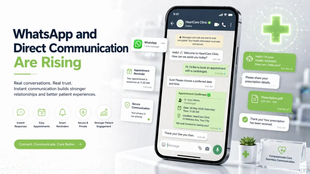 WhatsApp and Direct Communication Are Rising