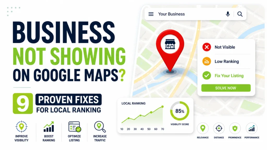 Business Not Showing on Google Maps? 9 Proven Fixes for Local Ranking